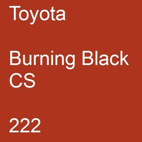 Toyota, Burning Black CS, 222.